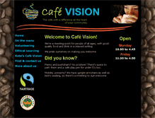 Tablet Screenshot of cafevision.org.uk